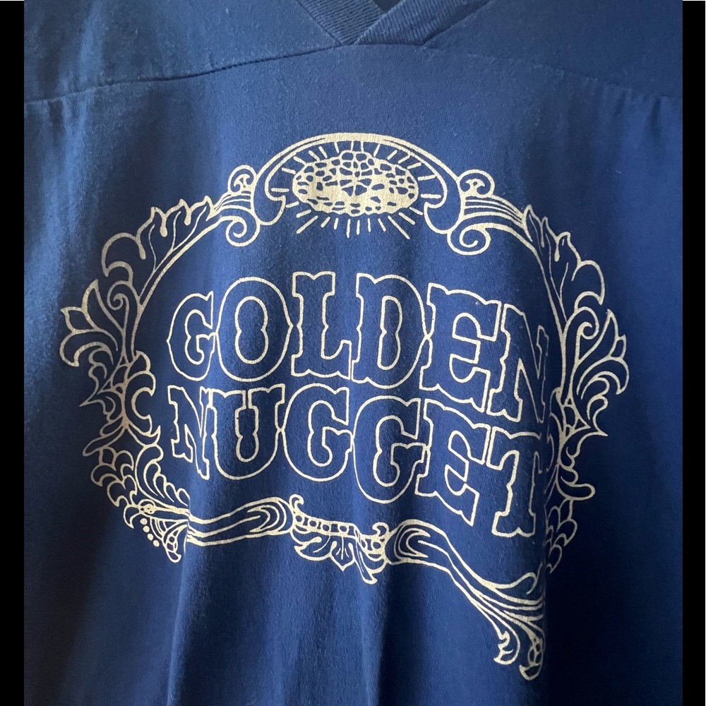Vintage 70’s Velva Sheen Golden Nugget T-Shirt size XL Extra Large